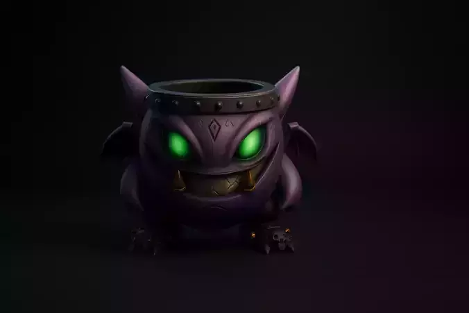 Gengar Cauldron Planter Spooky Pokemon Pot
