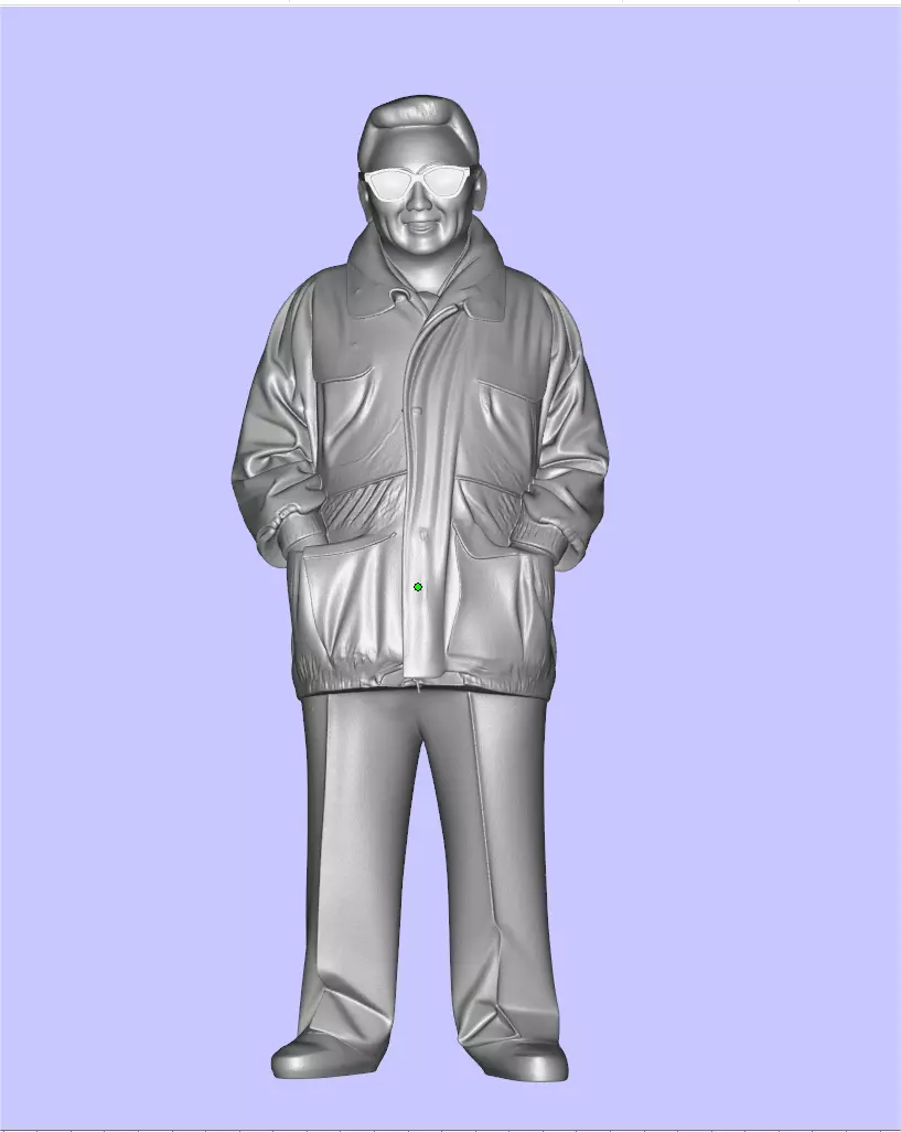 Kim Jong-il 3D print model_0