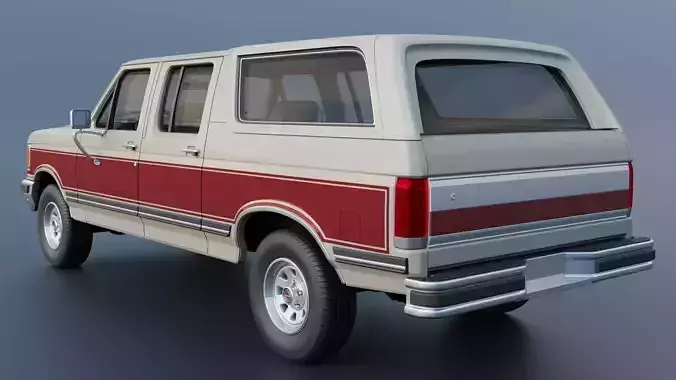 Bronco Centurion Classic C-150 1987 3D print model 6