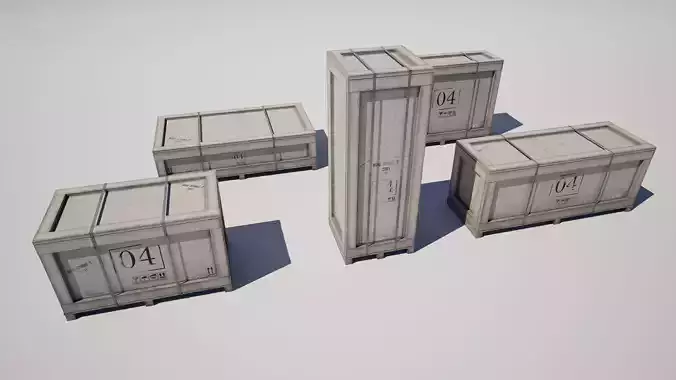 Wooden Military Crate Variations Pack