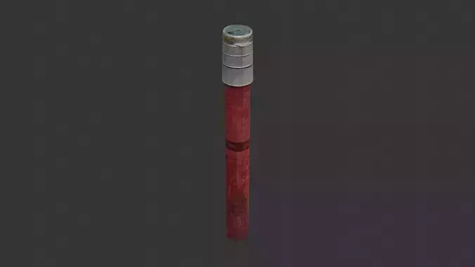 Flare Stick Signal Device Red Body White Cap