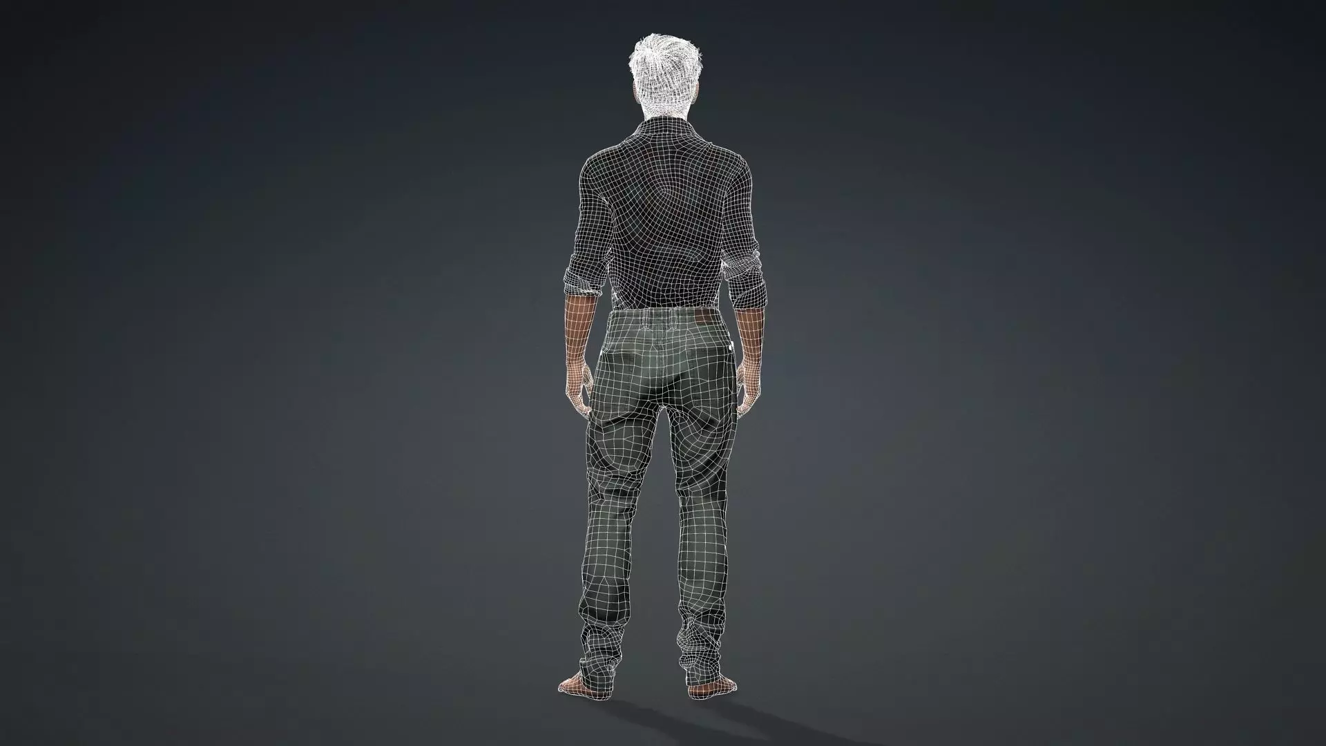 Male Character Animation and Game Ready 3D model_15