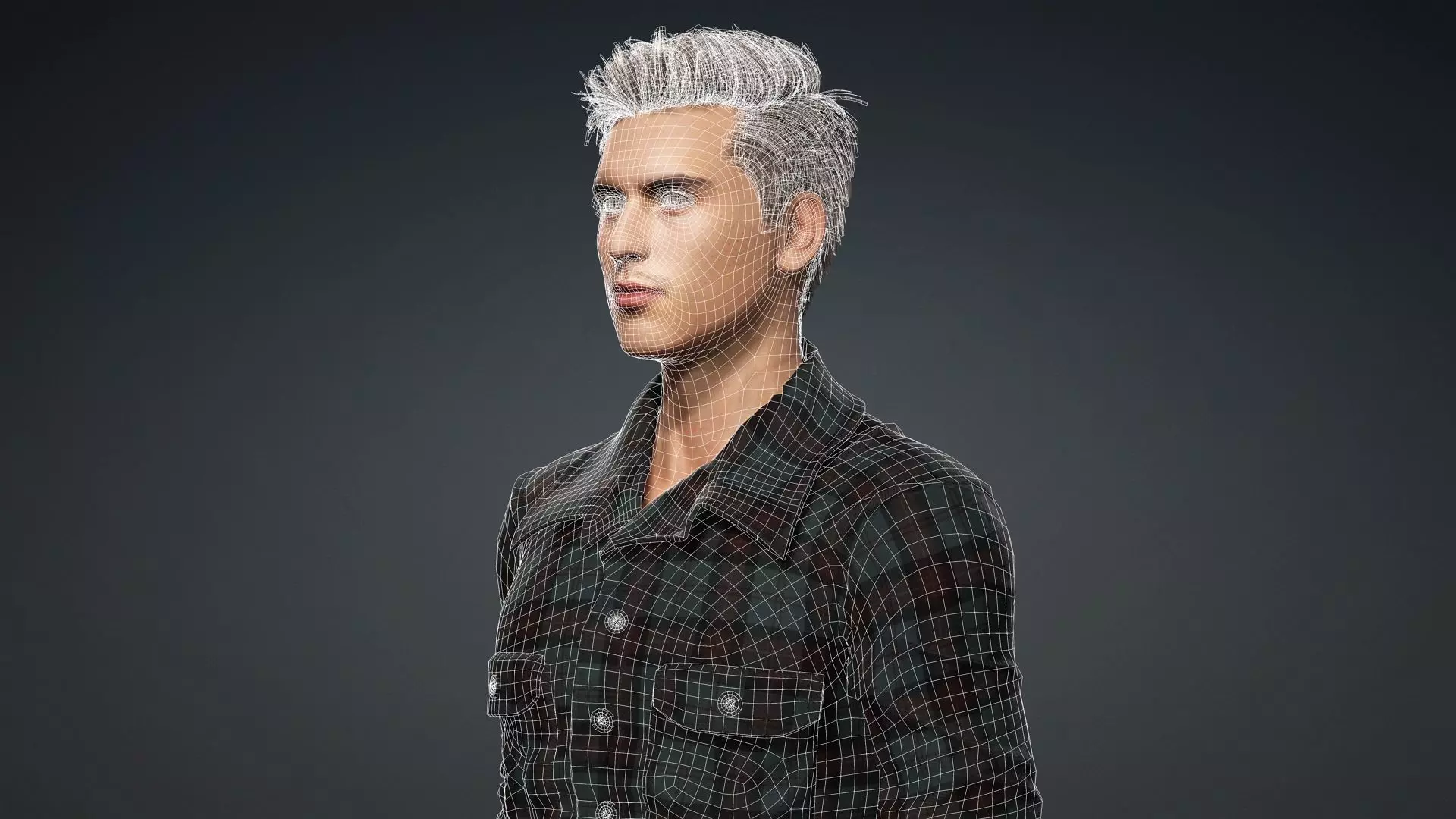 Male Character Animation and Game Ready 3D model_19