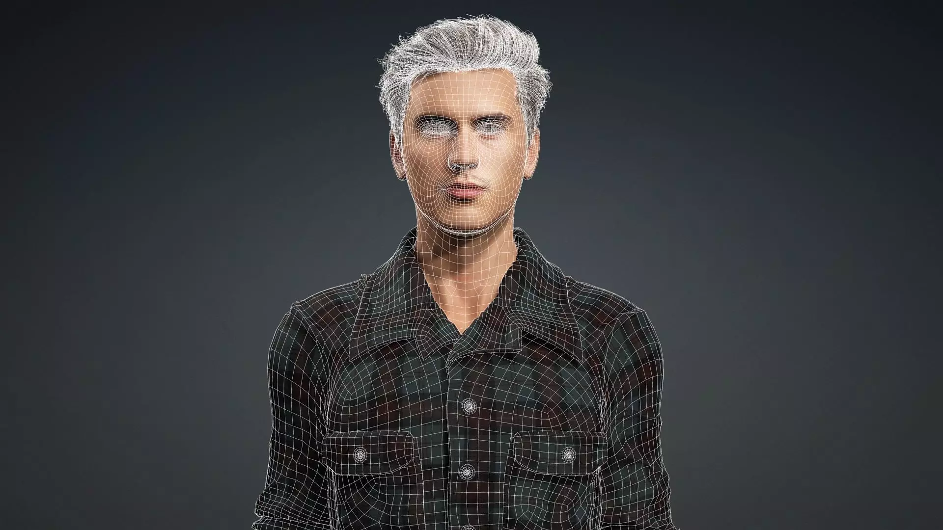 Male Character Animation and Game Ready 3D model_17