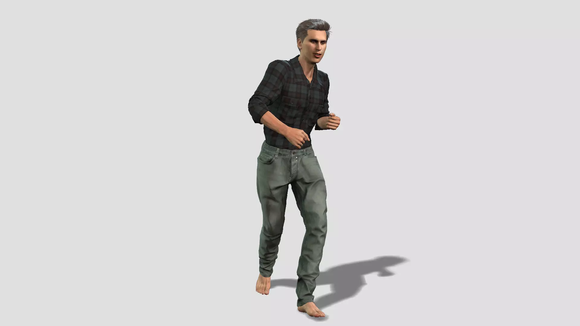 Male Character Animation and Game Ready 3D model_0