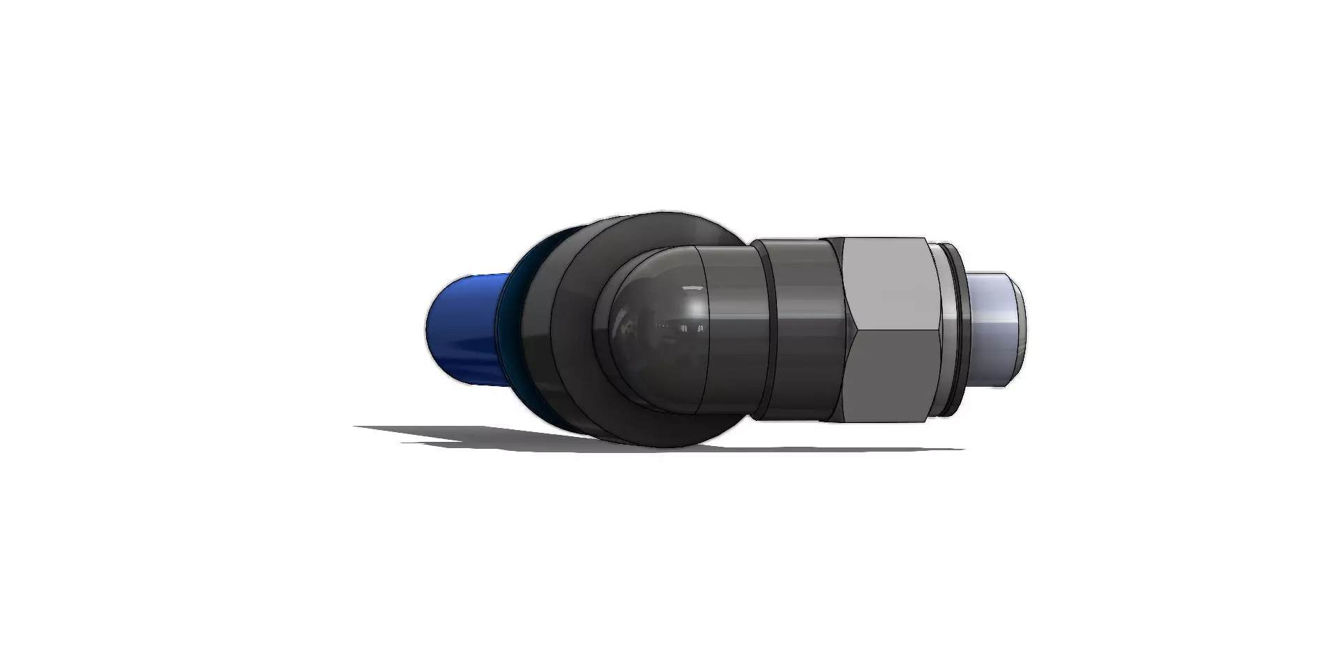 Conexao Rapida Festo QSML M5 6 Quick Connection 3D model_27