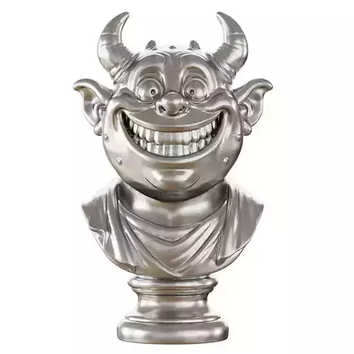 Charming monster sculpture