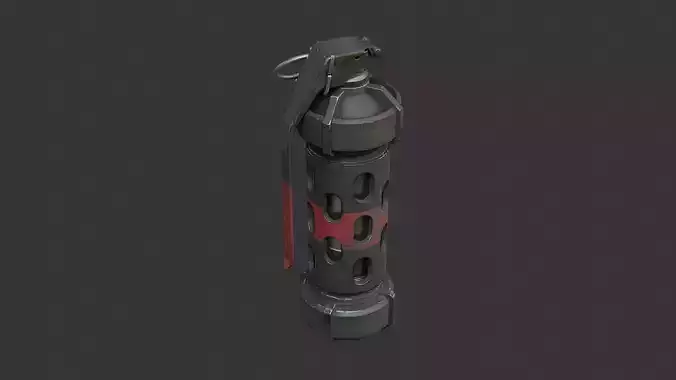 Offhand Grenade Sequencer Device Low-poly 3D model Offhand Grenade Sequencer Device Low-poly 3D model