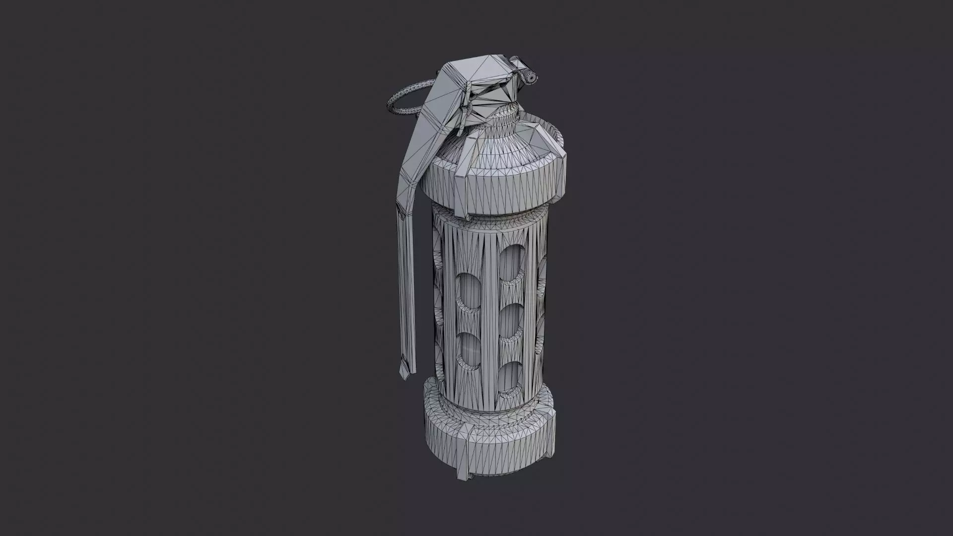 Offhand Grenade Sequencer Device Low-poly 3D model_7