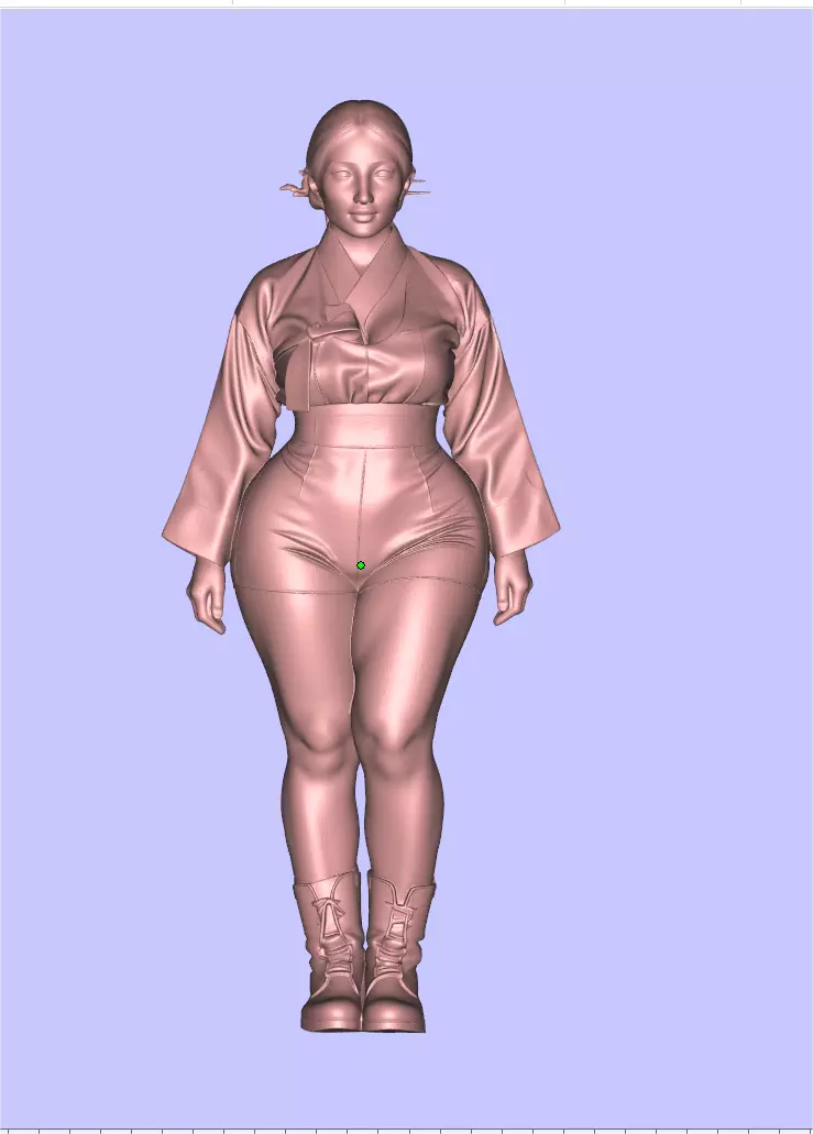 Plus-size girls around the world 3D print model_0