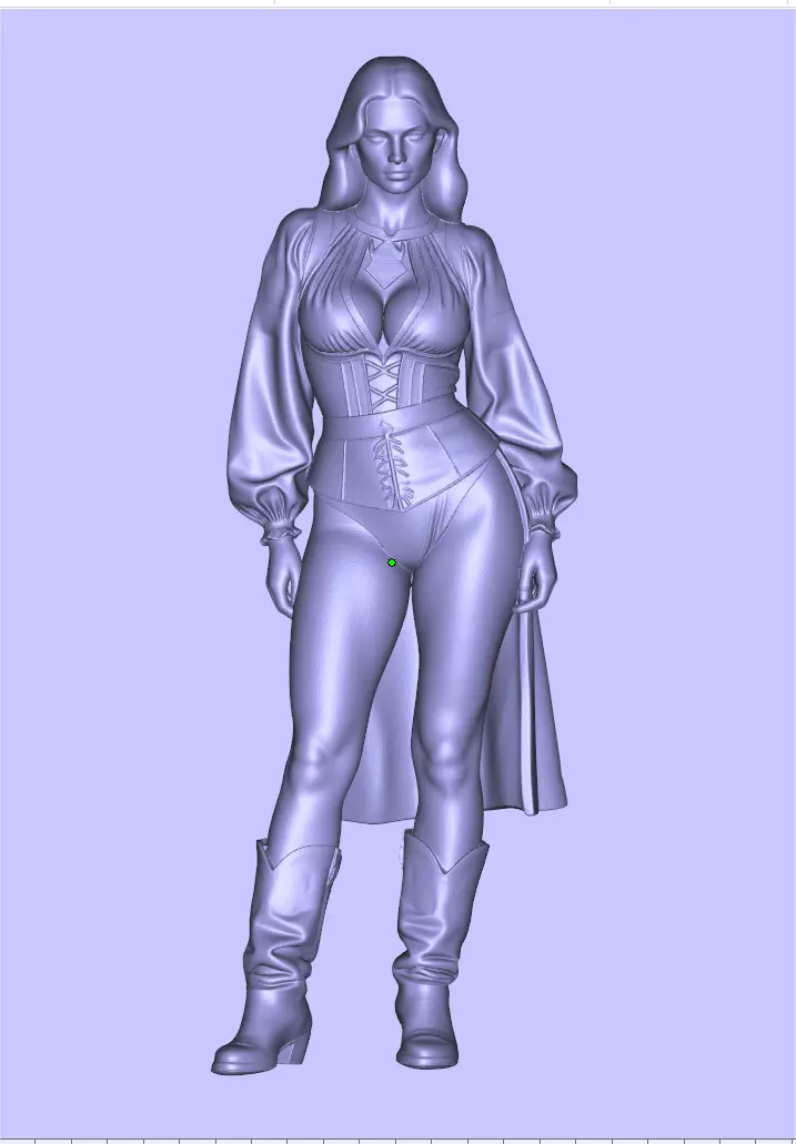 Plus-size girls around the world 3D print model_0
