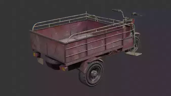 Trike Cargo Motorcycle Military Style