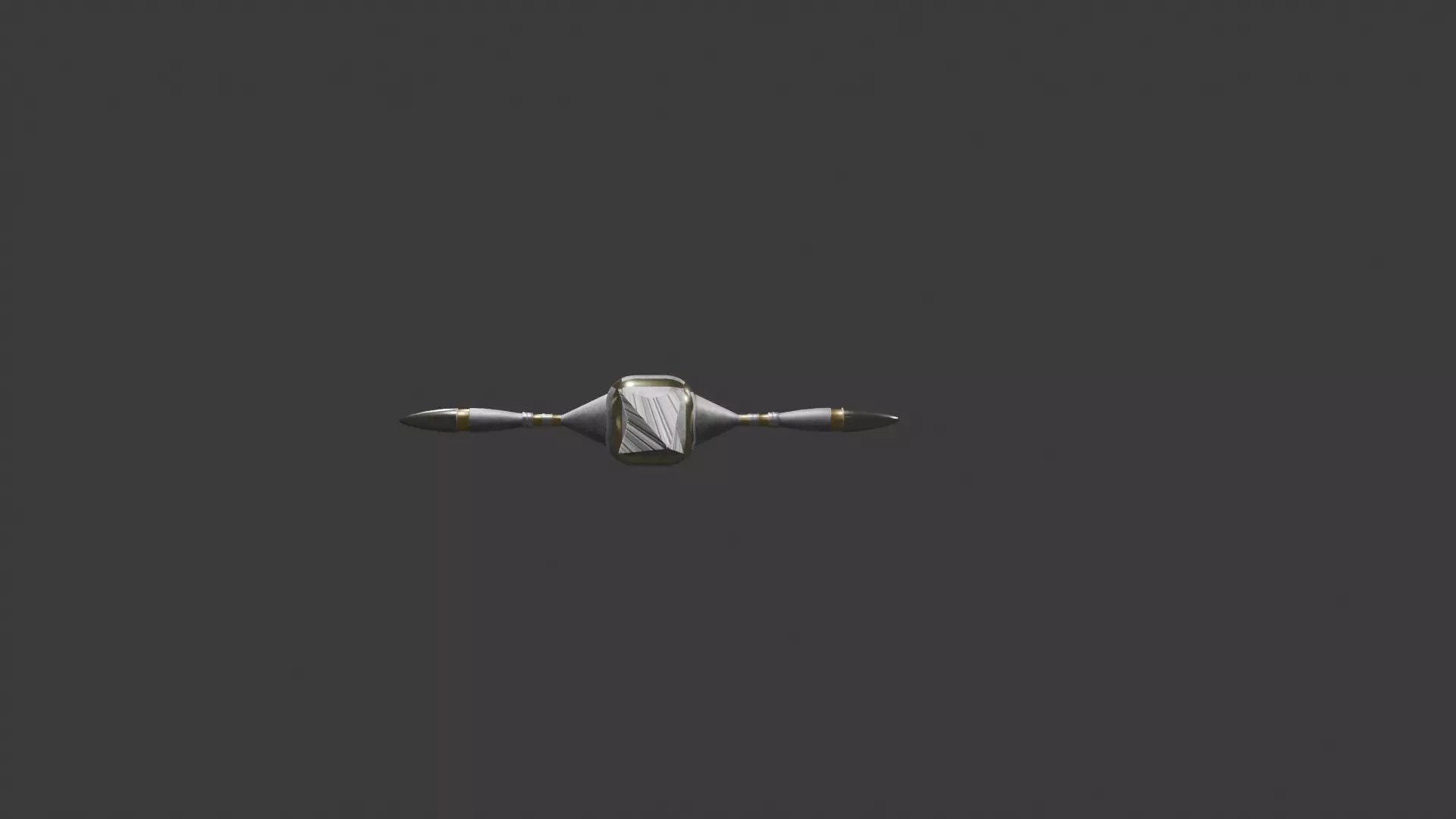 Stilet Low-poly 3D model_2