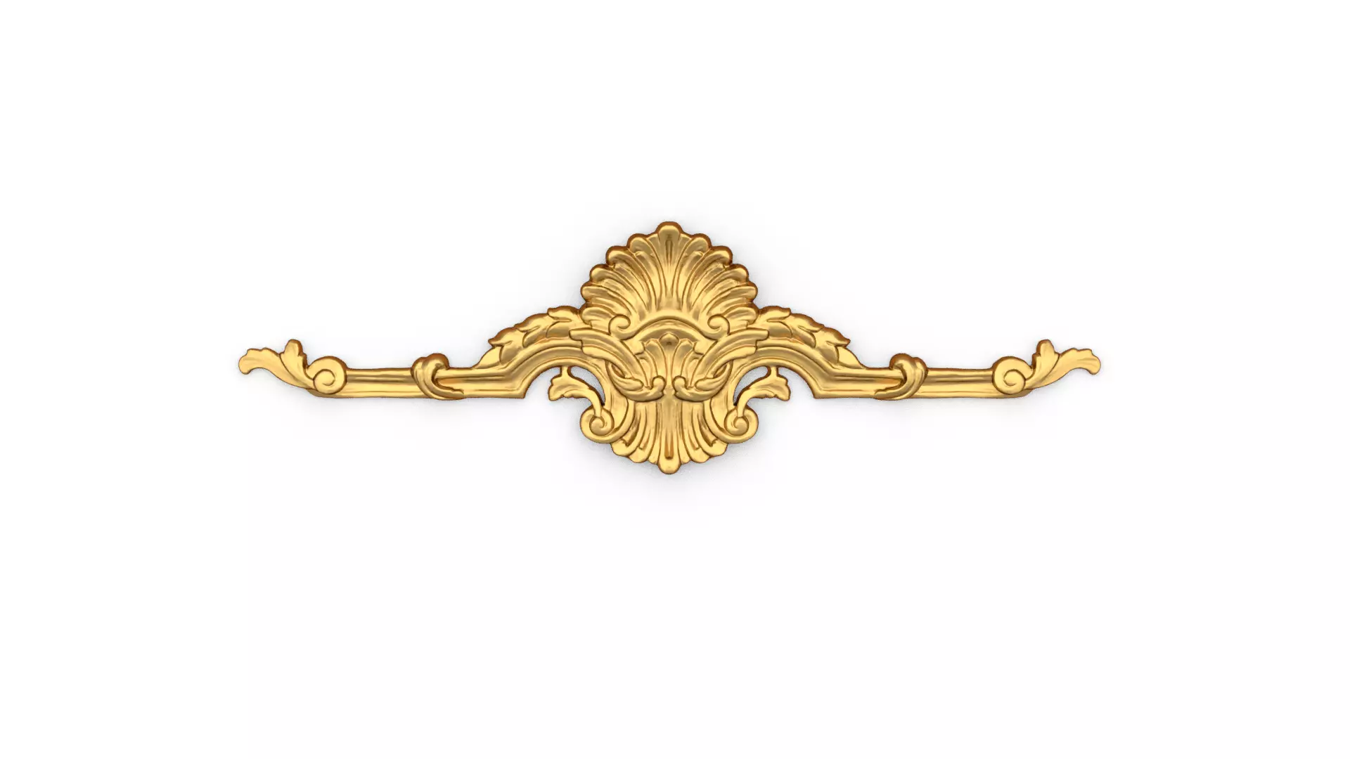 Classic decor ornament carved 78 3D model_0