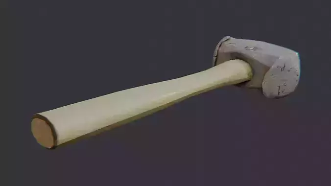 Wooden Handle Hammer with Metal Head