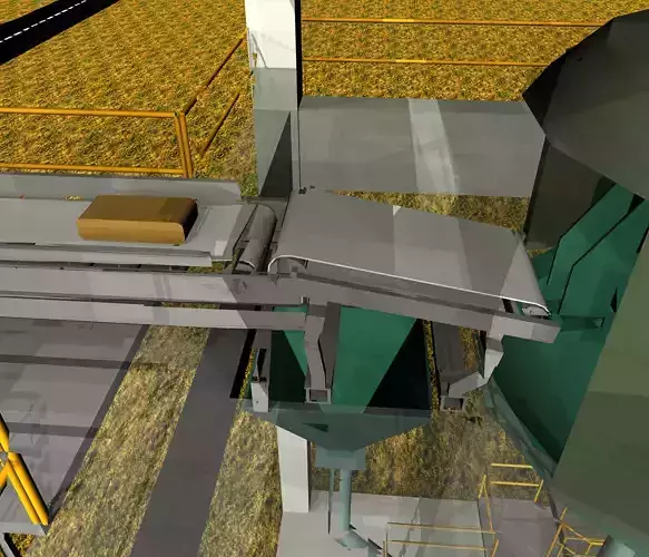 Cement Packing Plant Free 3D model