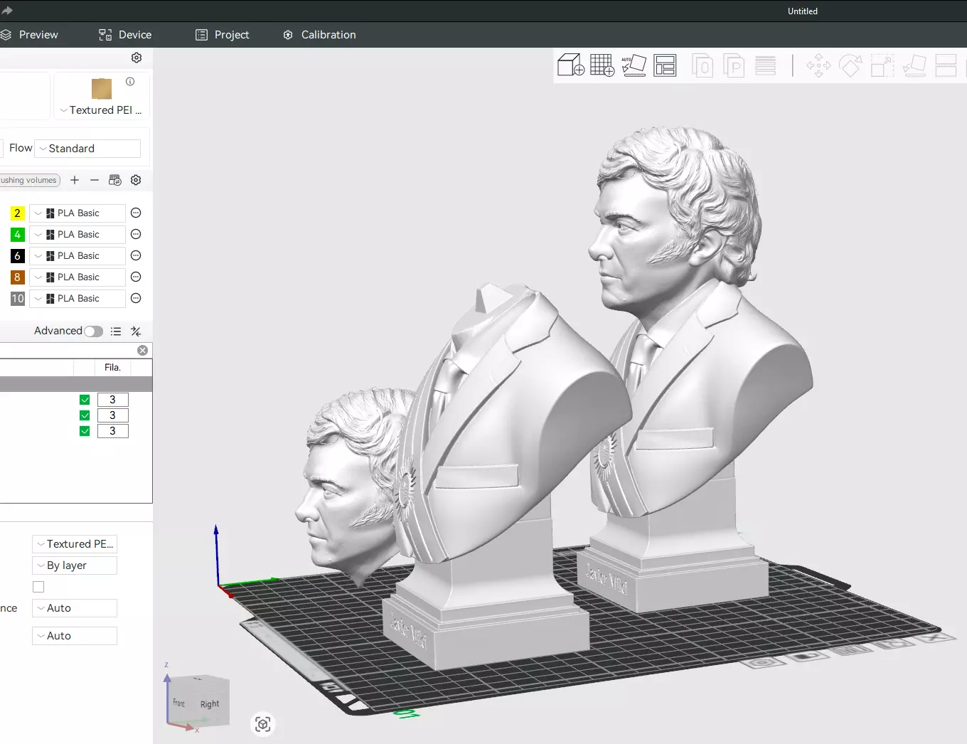 Javier Milei bust printable and renderable 3D print model_22
