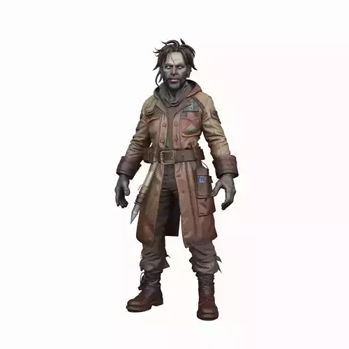 Intricate Plagued Undead Apothecary 3D Model World of  Style