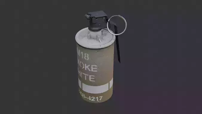 Offhand Smoke Grenade with Ring Lever