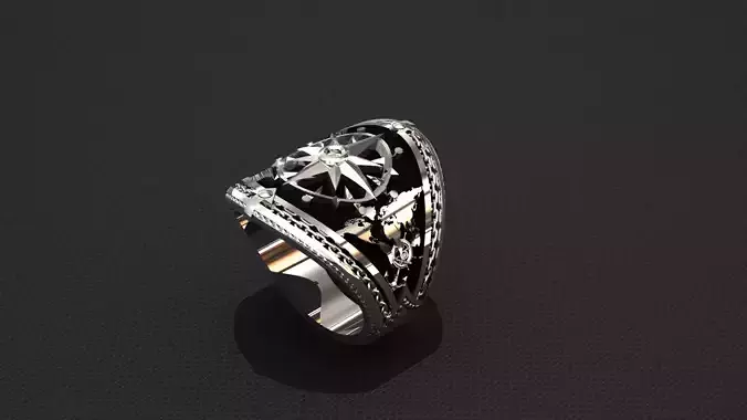 Pusula Erkek Yuzugu 3D baski modeli