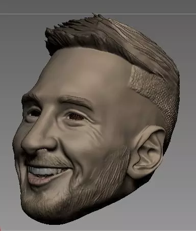 Lionel Messi Big Head 3D print model_1