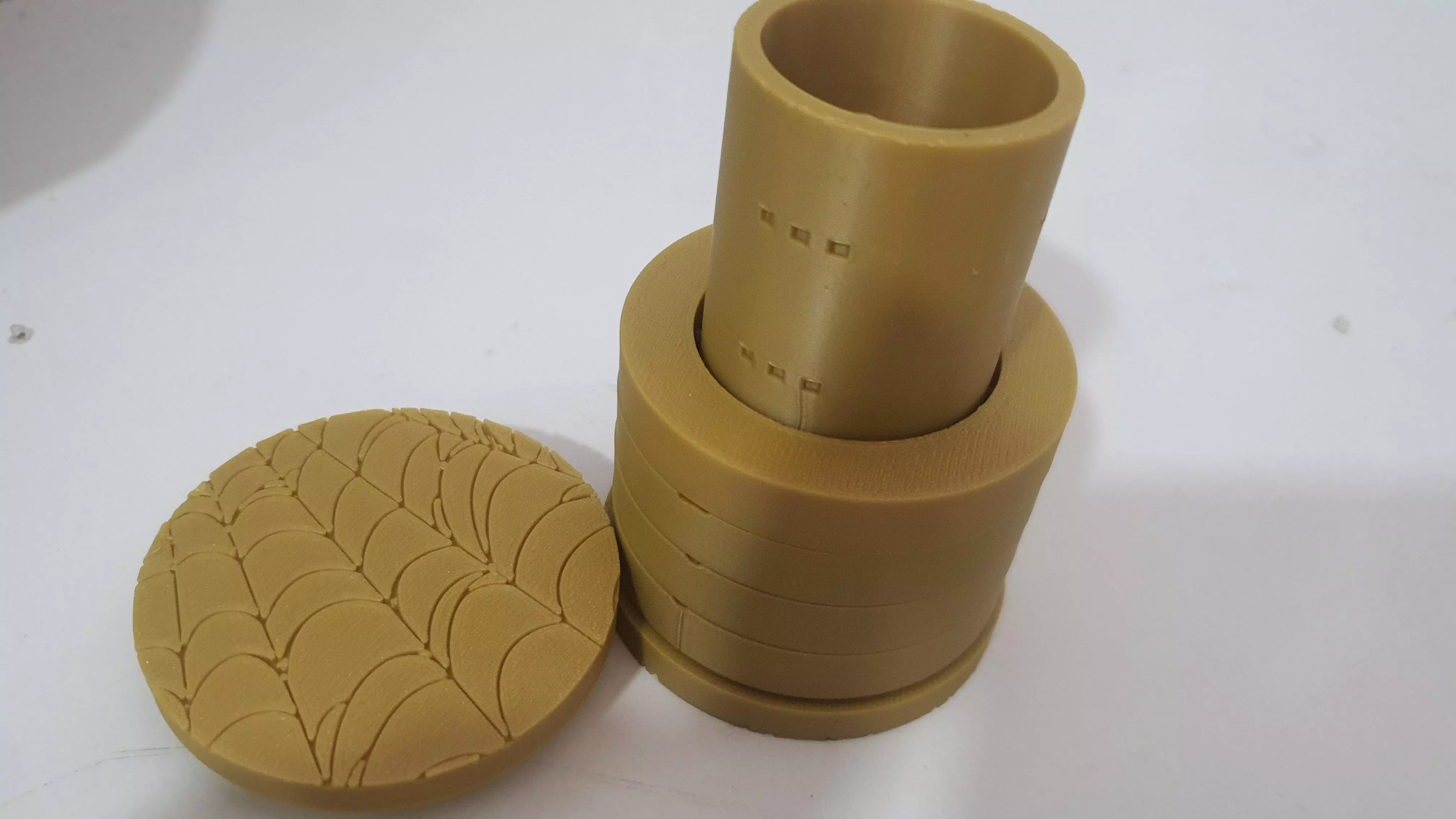 Printable cryptex halloween theme candle holder Free 3D print model_14