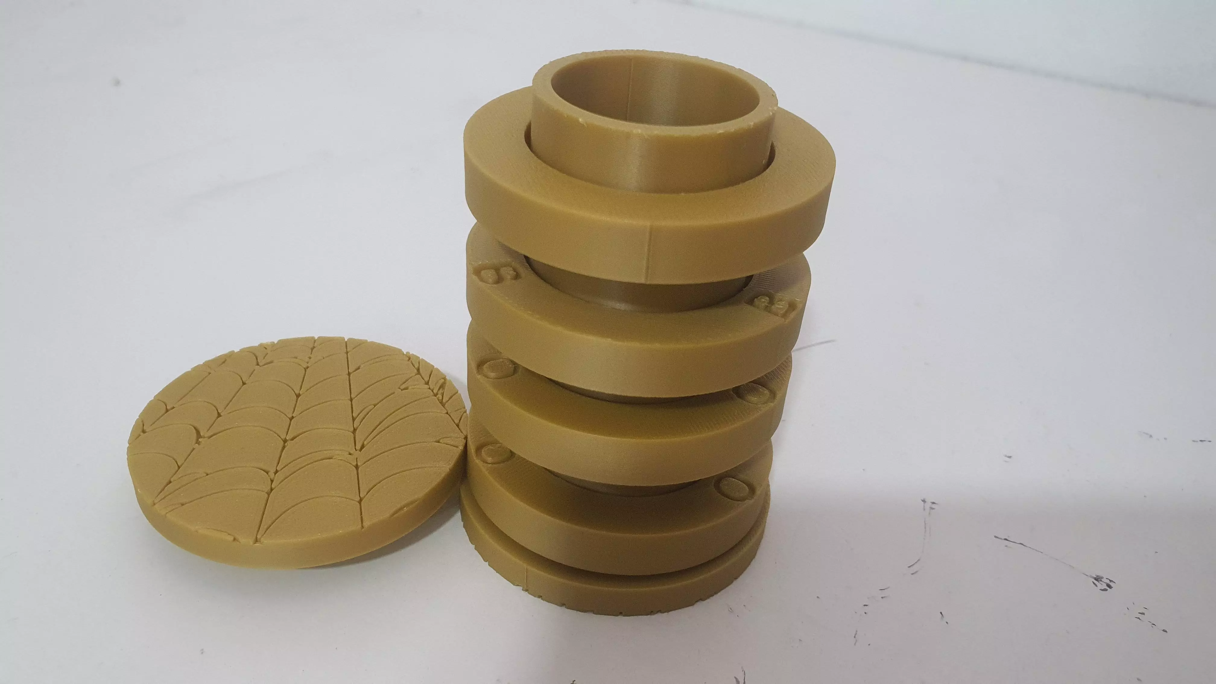 Printable cryptex halloween theme candle holder Free 3D print model_8