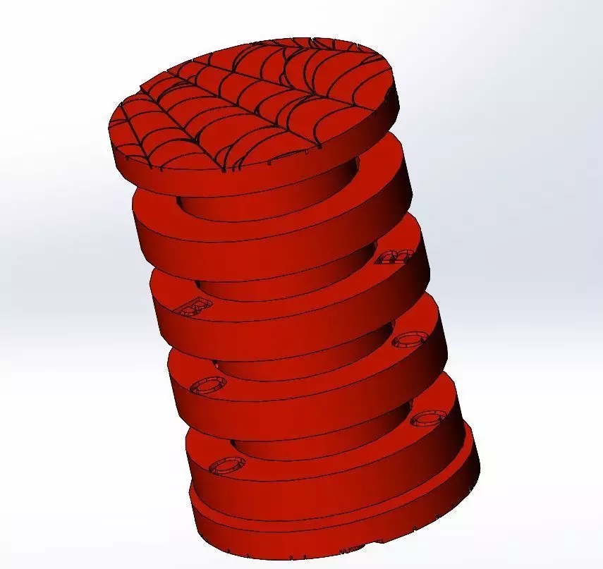 Printable cryptex halloween theme candle holder Free 3D print model_22