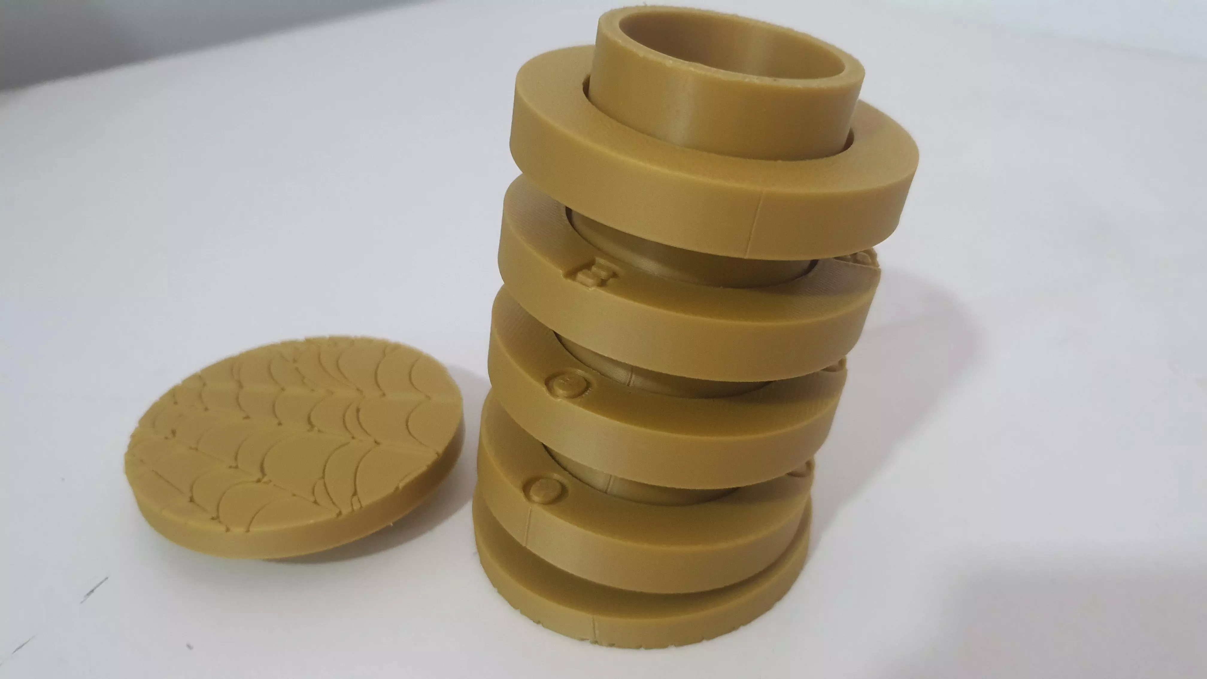 Printable cryptex halloween theme candle holder Free 3D print model_17