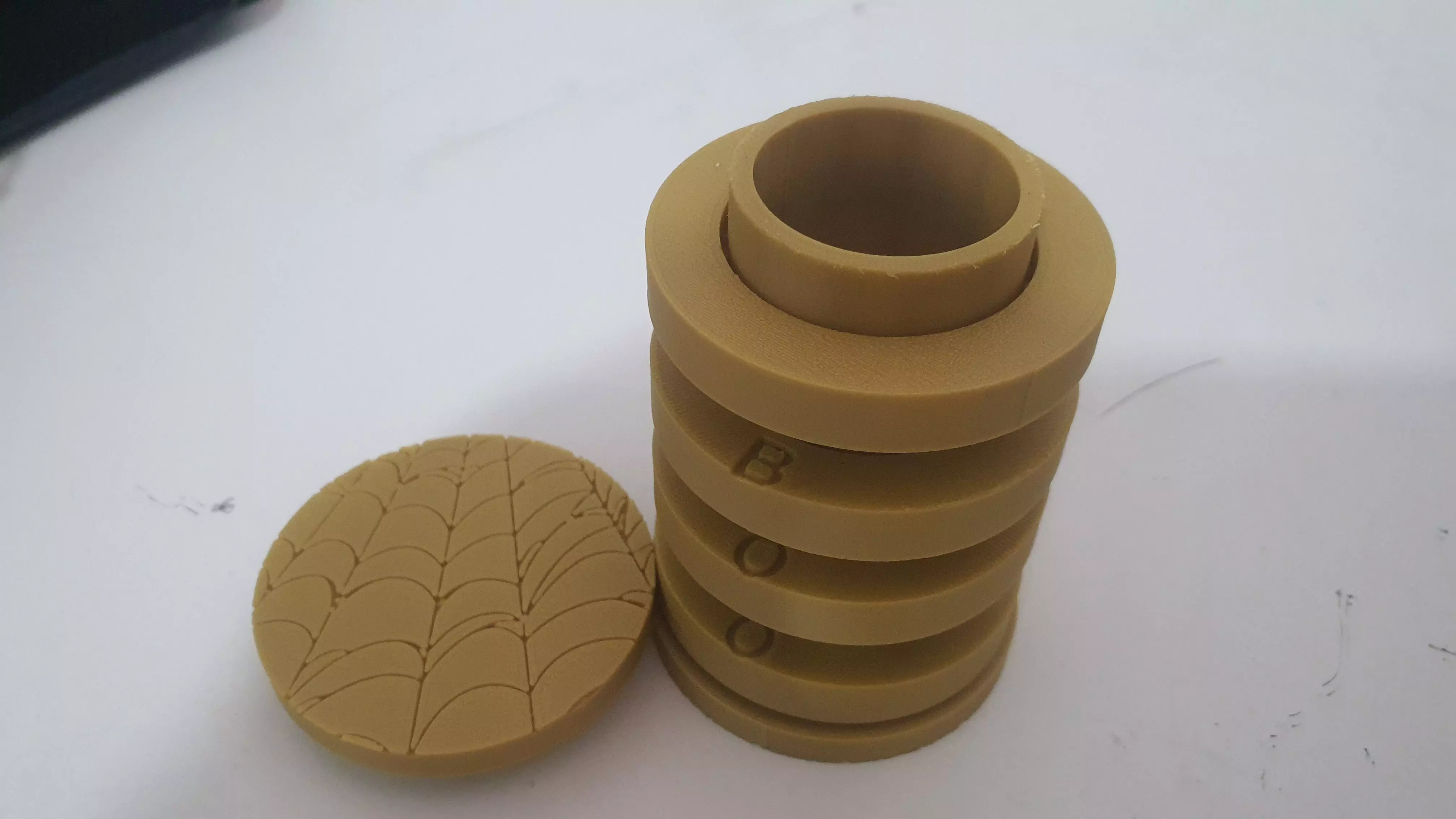 Printable cryptex halloween theme candle holder Free 3D print model_6