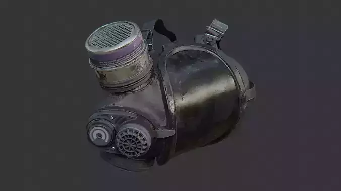 Gas Mask Prop for Military Scenes