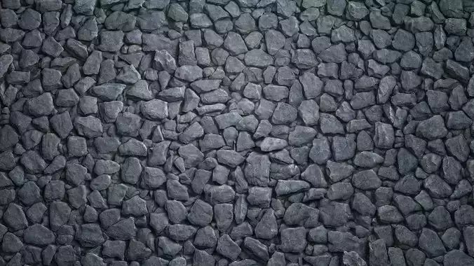 Slate Rubble 8K PBR Texture Texture