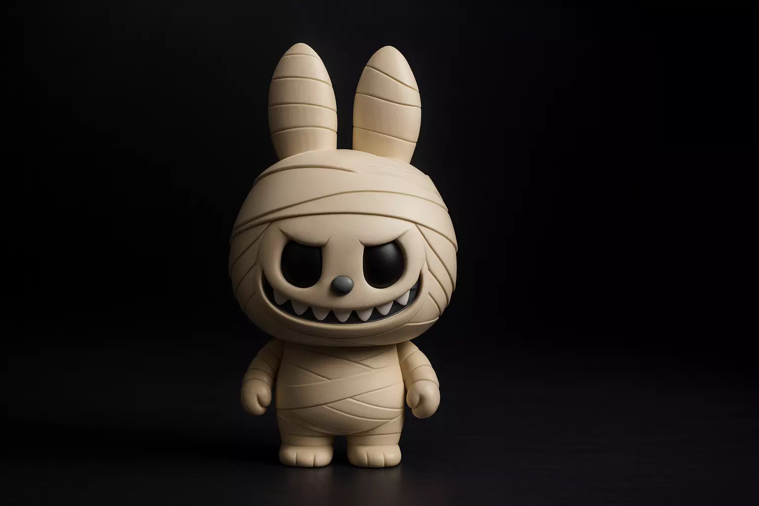 Labubu Mummy Bunny Figure Creepy Cute Halloween Decor 3D print model_0