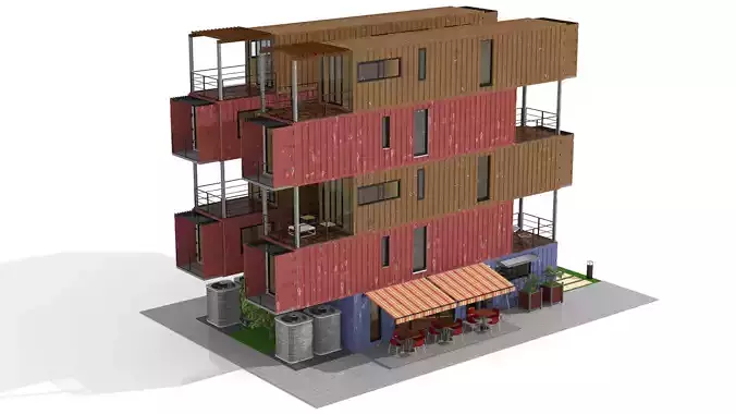 Container Residential Apartment Building 