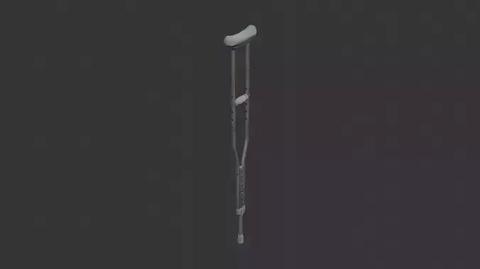 Adjustable Medical Crutch Prop with Padded Top