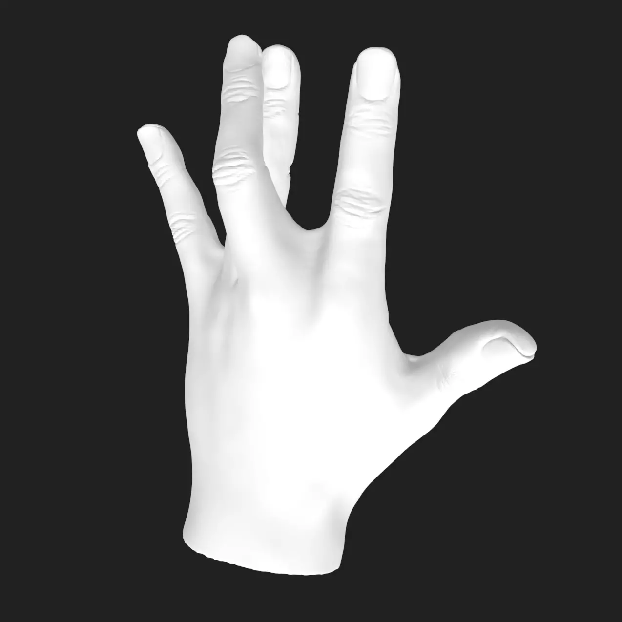 West Side Hand STL - Call Me Hip Hop Decor 3D Printable 3D print model_4