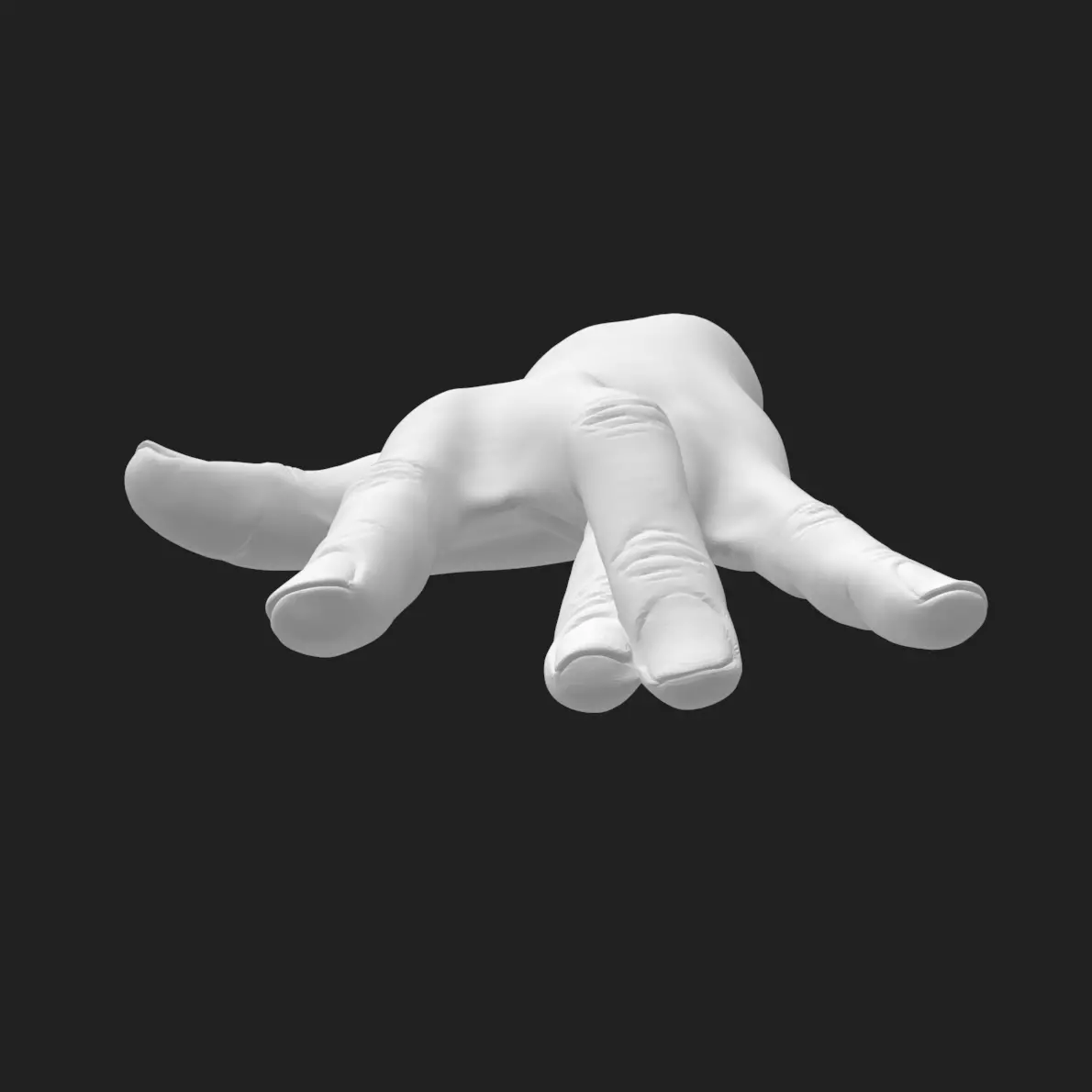West Side Hand STL - Call Me Hip Hop Decor 3D Printable 3D print model_2