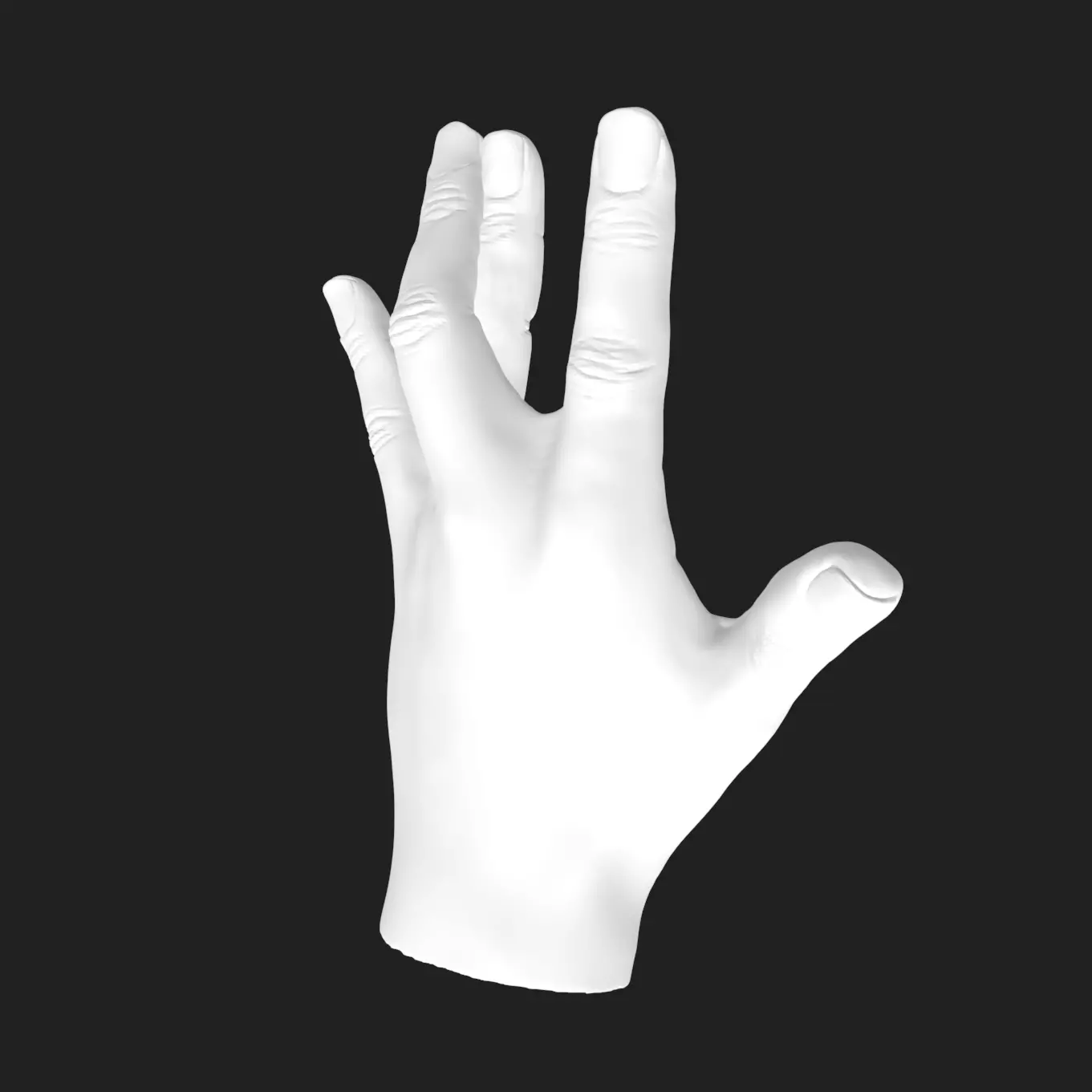 West Side Hand STL - Call Me Hip Hop Decor 3D Printable 3D print model_5