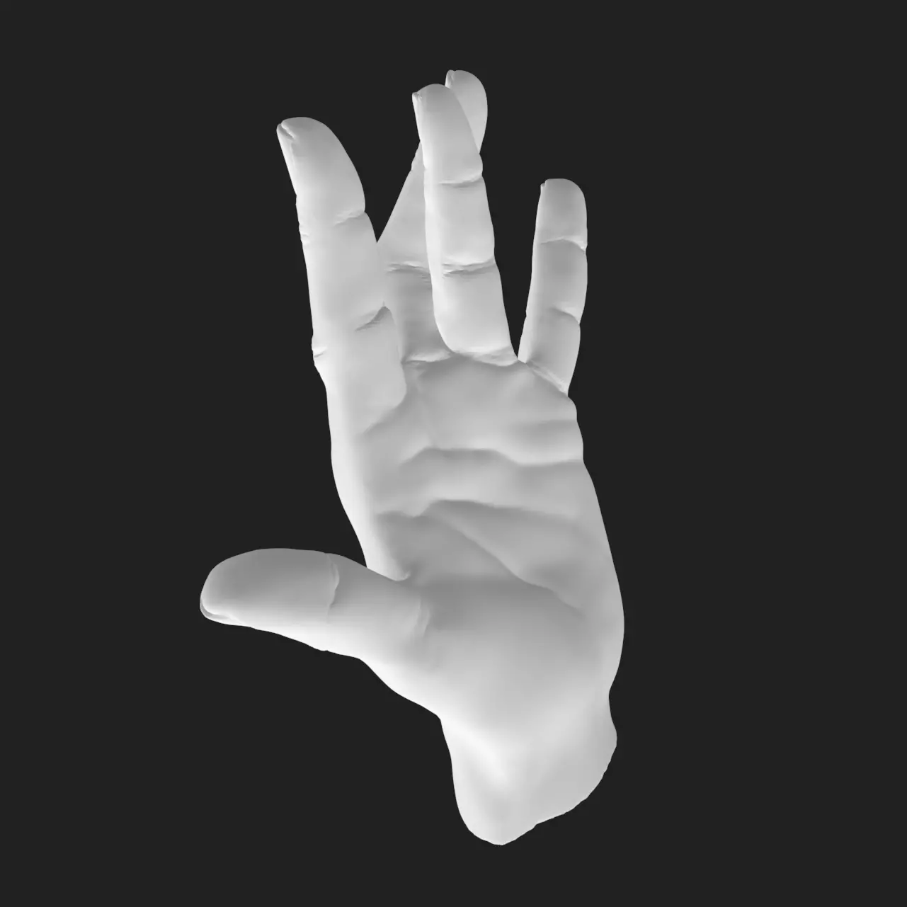 West Side Hand STL - Call Me Hip Hop Decor 3D Printable 3D print model_6