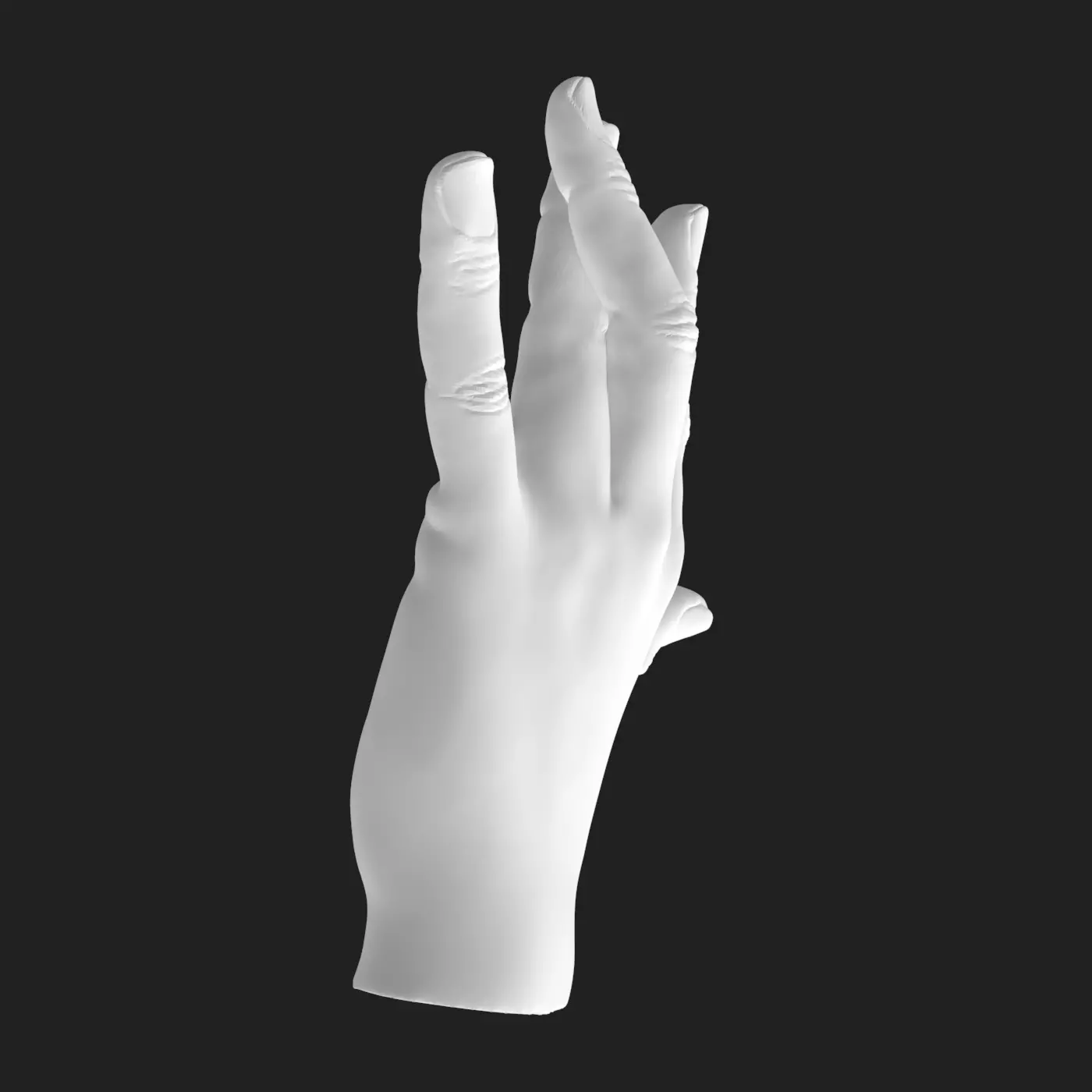 West Side Hand STL - Call Me Hip Hop Decor 3D Printable 3D print model_3