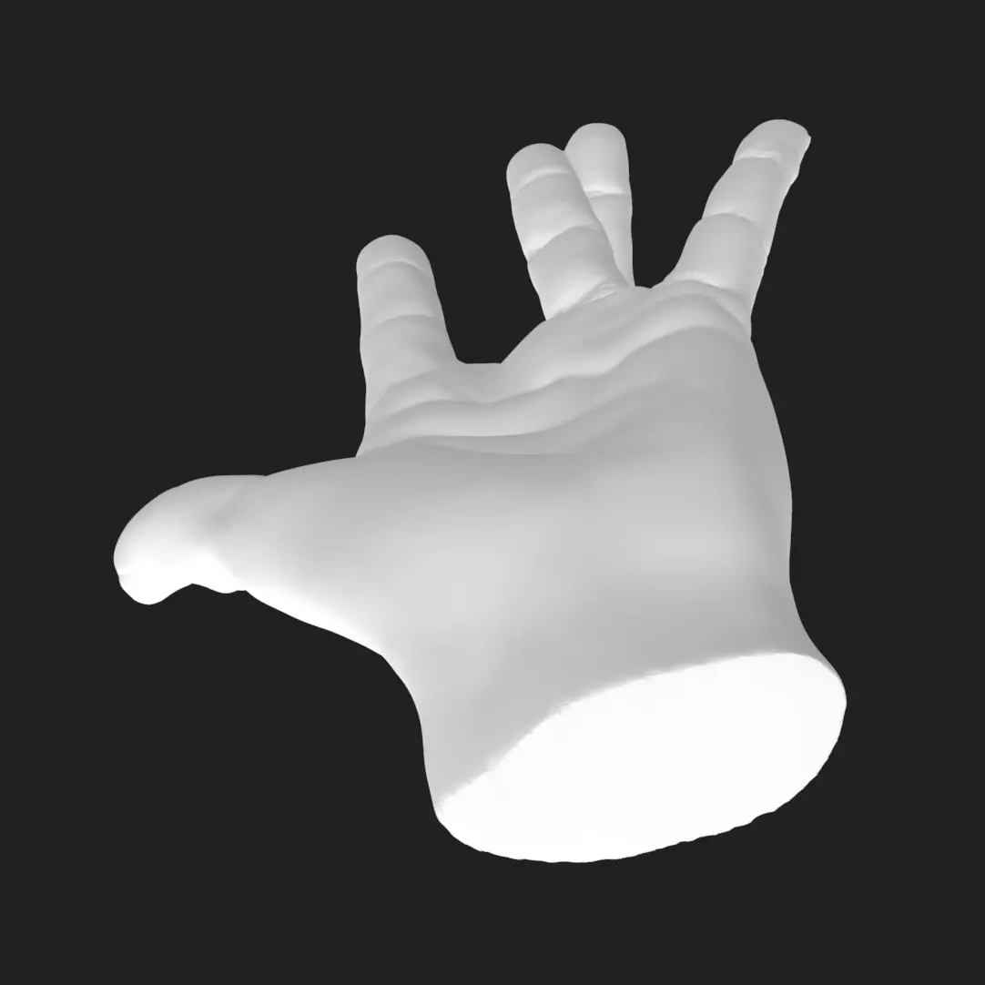 West Side Hand STL - Call Me Hip Hop Decor 3D Printable 3D print model_1