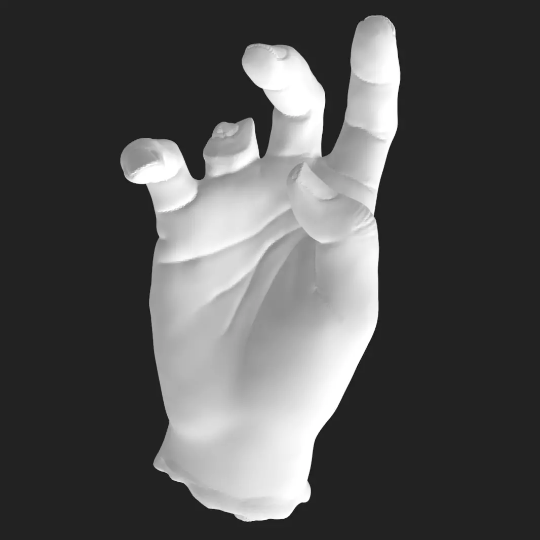 Severed Hand STL - Bloody Halloween Horror 3D Printable  3D print model_6