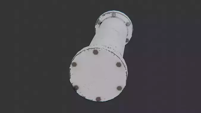 Straight Pipe Segment with Flanged Ends