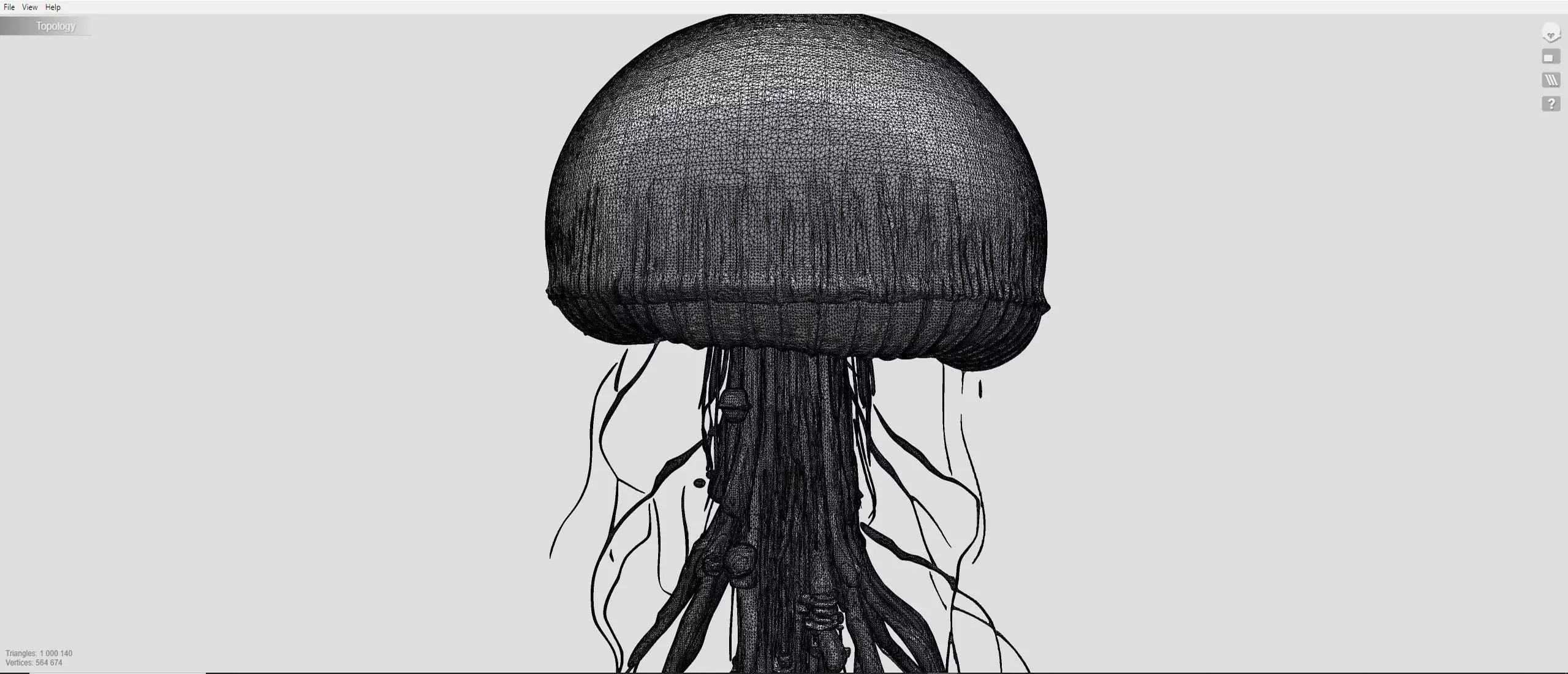 Pink  jellyfish 3D model_9