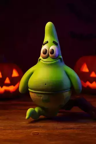 Patrick Star Figure Funny Cartoon Style Toy