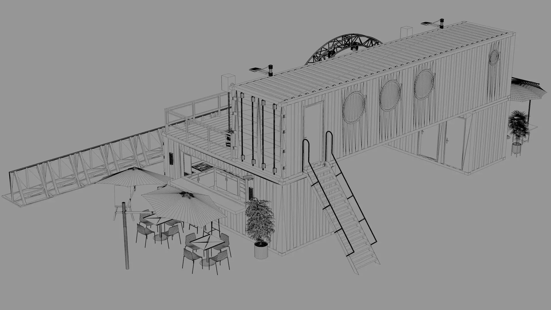 Container Scene Theater 3D model_15