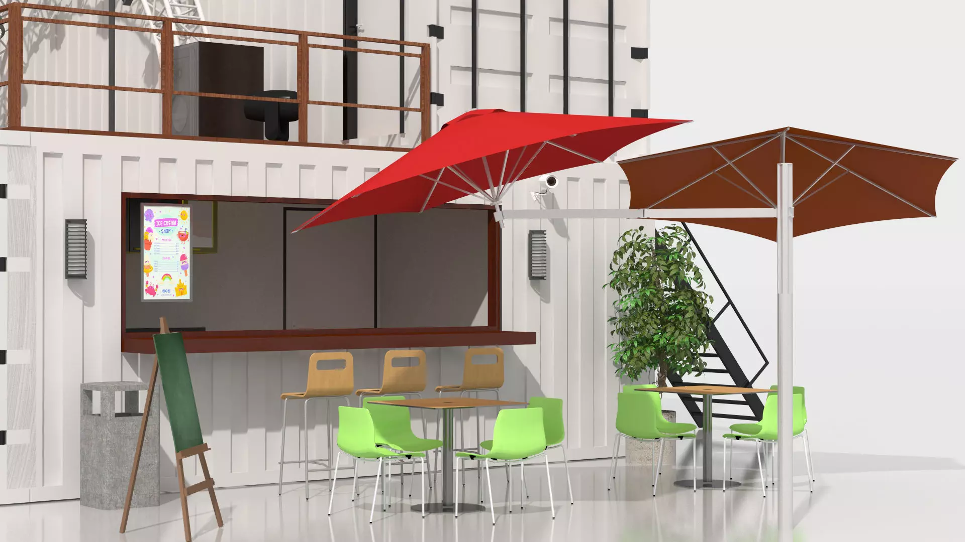 Container Scene Theater 3D model_7