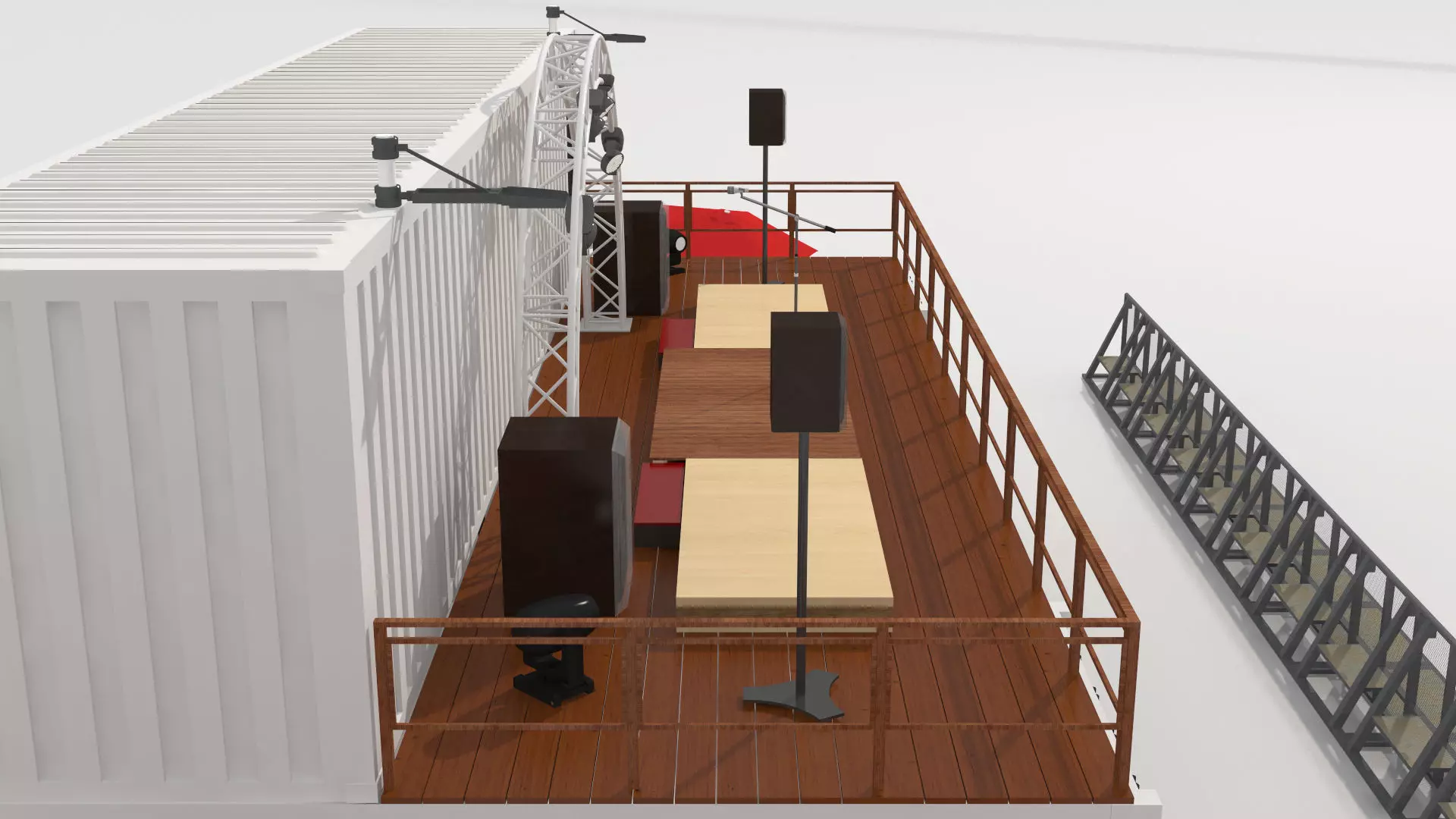 Container Scene Theater 3D model_10