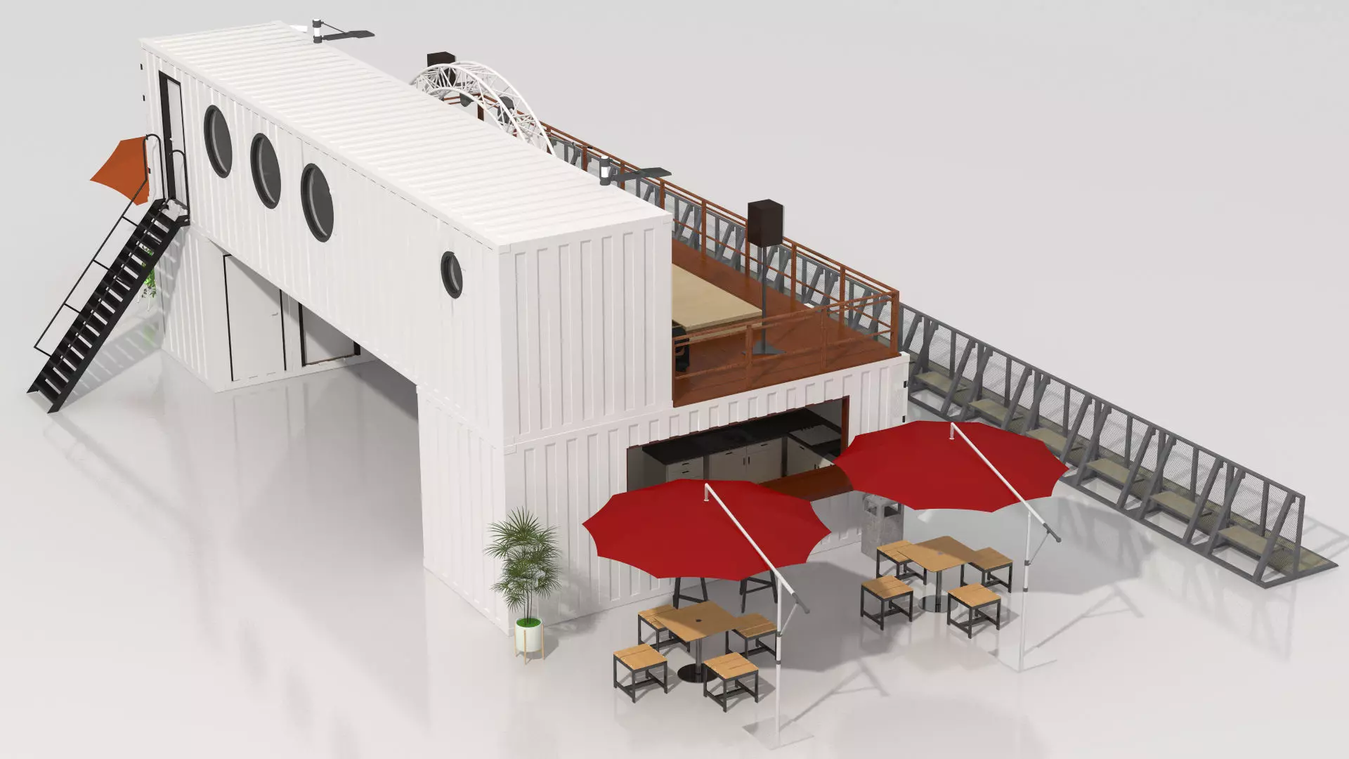 Container Scene Theater 3D model_5