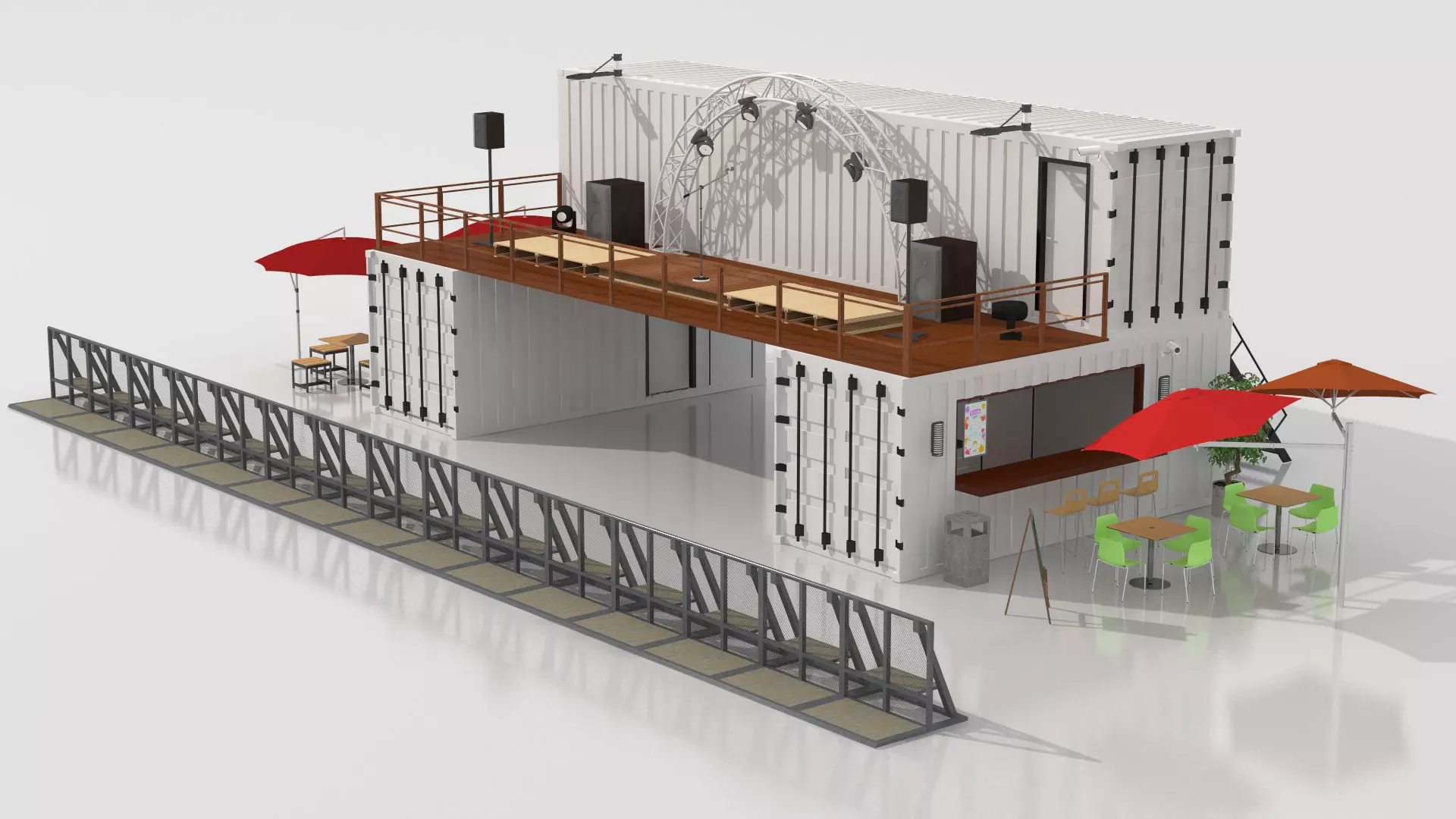 Container Scene Theater 3D model_6
